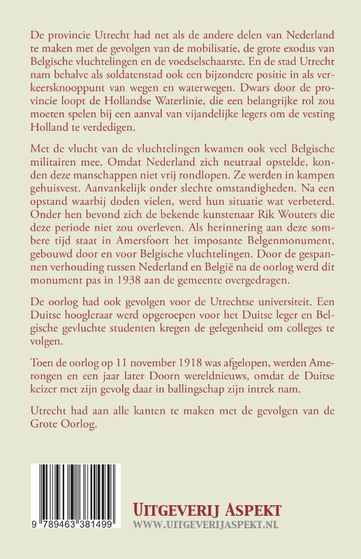 Achterkant van Utrecht en de Eerste Wereldoorlog