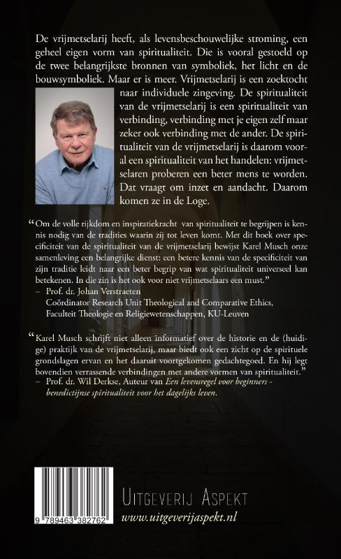Achterkant van De verborgen spiritualiteit van de vrijmetselarij