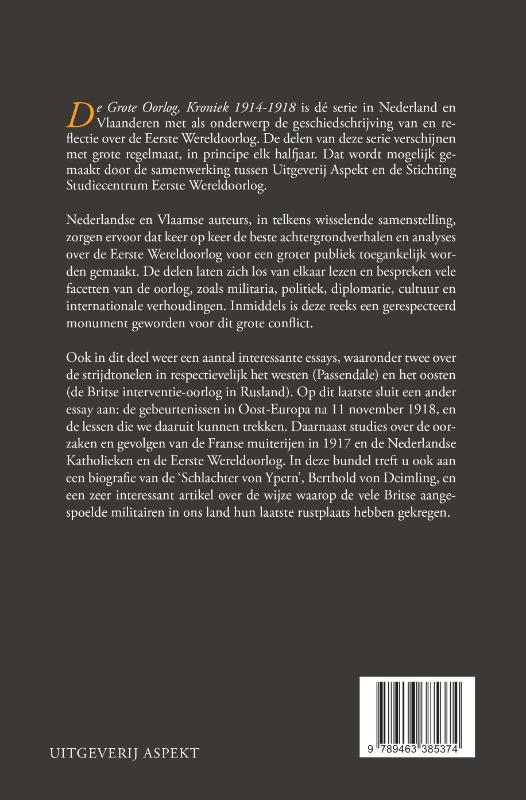 Achterkant van De Grote Oorlog, kroniek 1914-1918