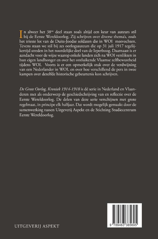 Achterkant van De Grote Oorlog, Kroniek 1914-1918