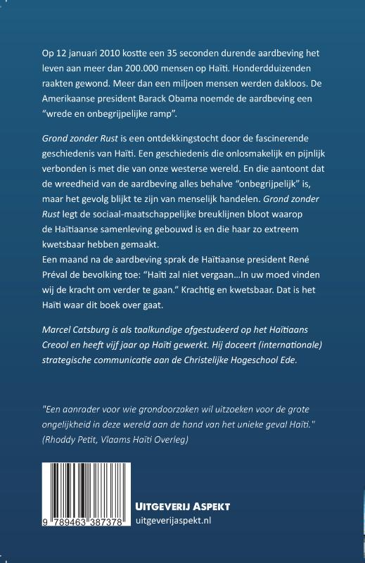 Achterkant van Grond zonder rust