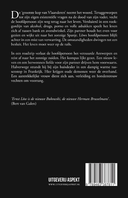 Achterkant van Te warm voor whisky