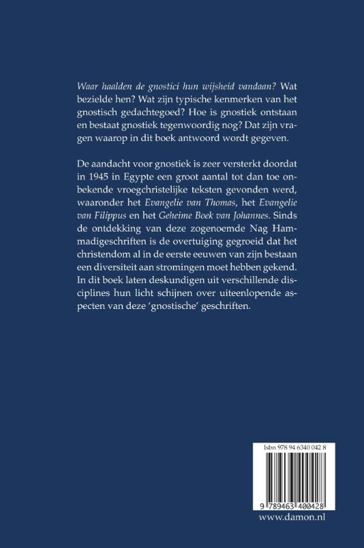 Achterkant van Waar haalden de gnostici hun wijsheid vandaan?