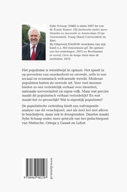 Achterkant van De populistische verleiding