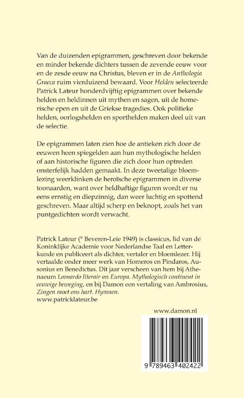 Achterkant van Helden