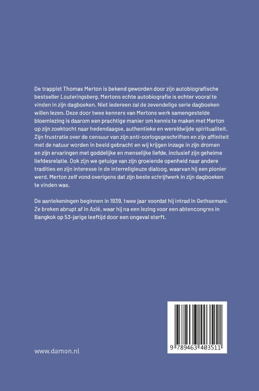 Achterkant van De mens achter de monnik