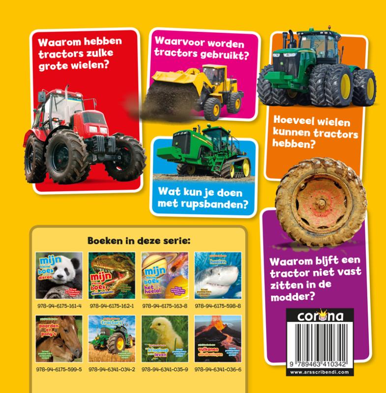Achterkant van Mijn kleine boek over tractors