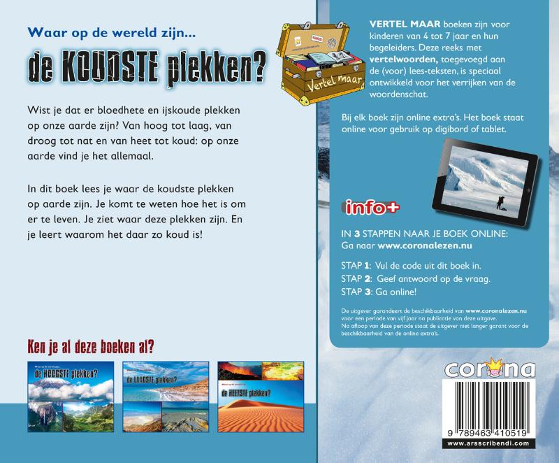 Achterkant van Waar op aarde zijn... de koudste plekken?
