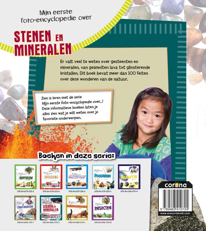 Achterkant van Stenen en mineralen