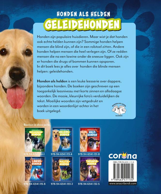 Achterkant van Geleidehonden