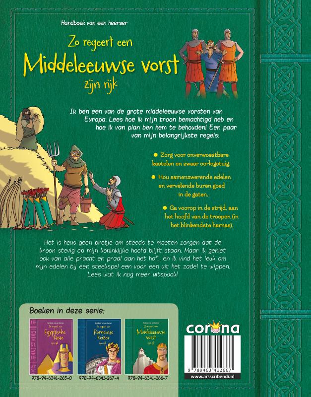 Achterkant van Zo regeert een Middeleeuwse vorst zijn rijk