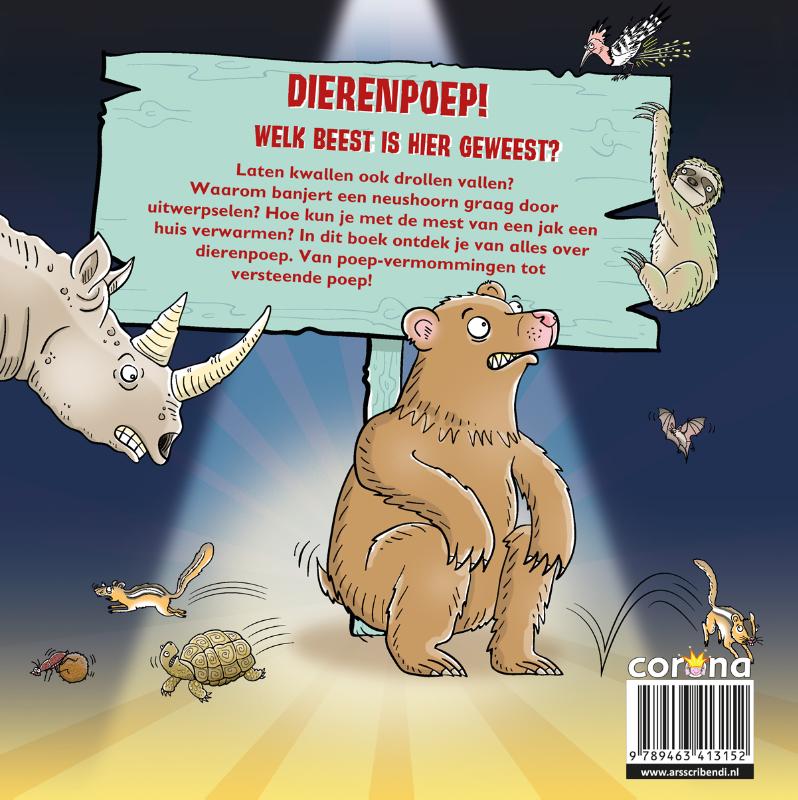 Achterkant van Dierenpoep! Welk beest is hier geweest
