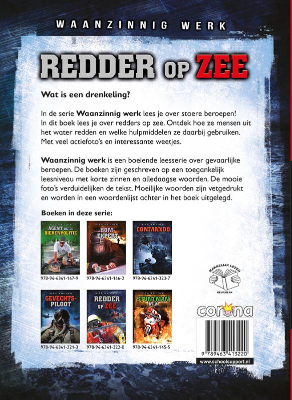 Achterkant van Redder op zee