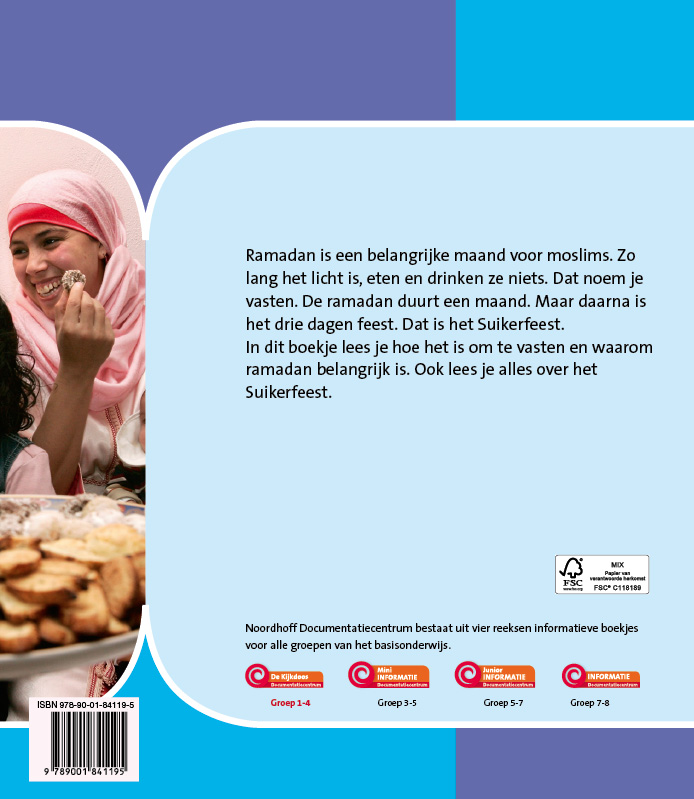 Achterkant van Ramadan en suikerfeest