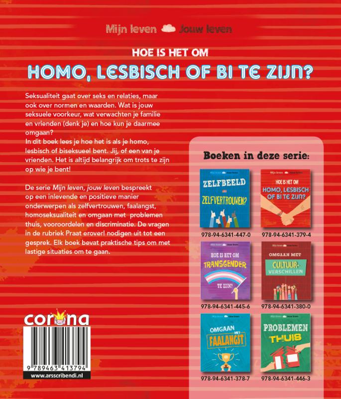Achterkant van Hoe is het om homo, lesbisch of bi te zijn?