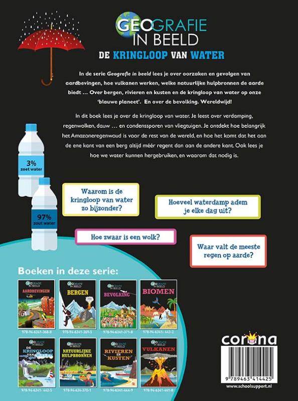 Achterkant van De kringloop van water