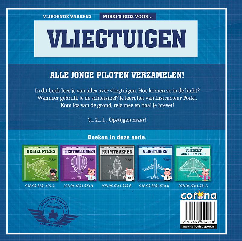 Achterkant van Porky's gids voor vliegtuigen