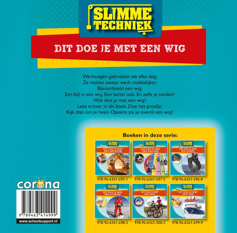 Achterkant van Dit doe je met een wig