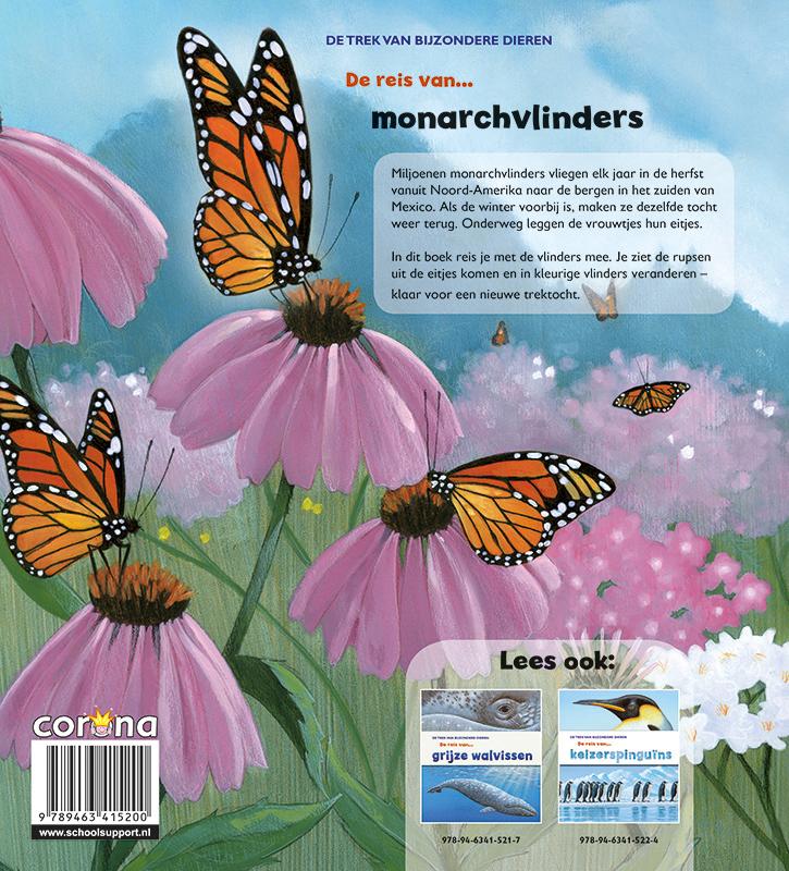 Achterkant van De reis van de monarchvlinders