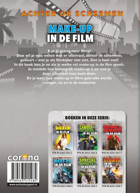 Achterkant van Make-up in de film