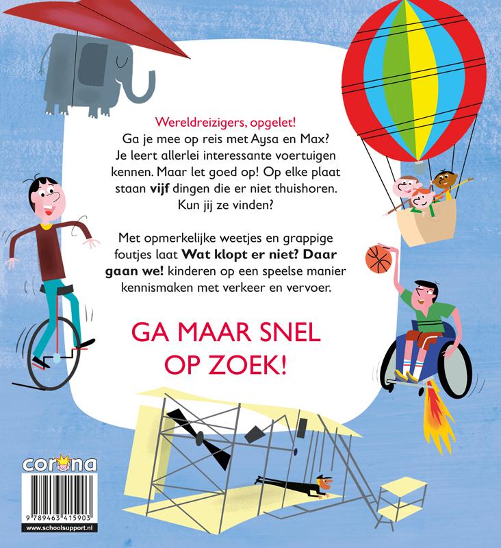 Achterkant van Daar gaan we!