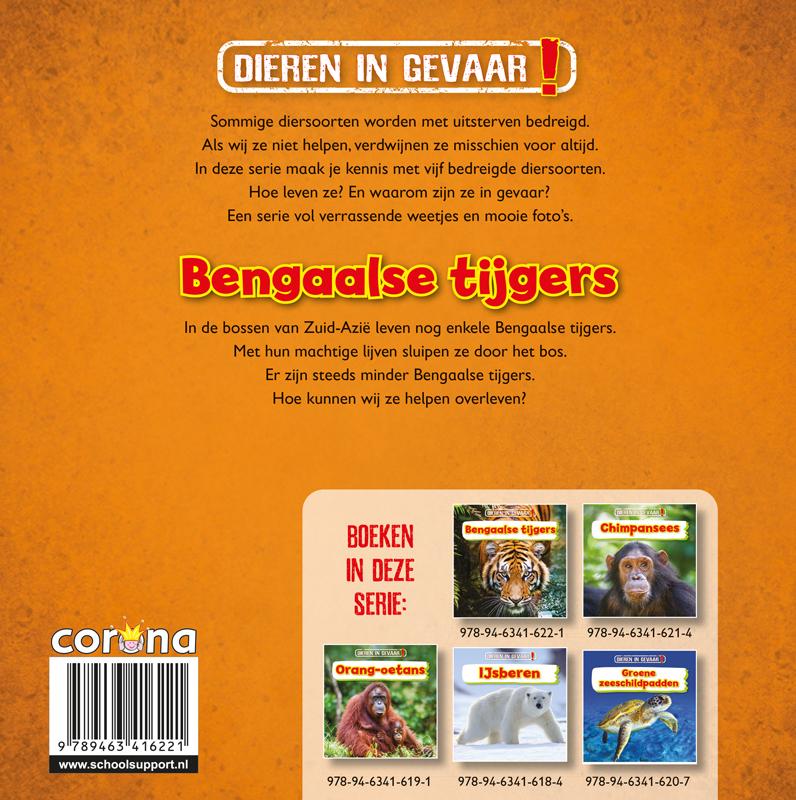Achterkant van Bengaalse tijgers