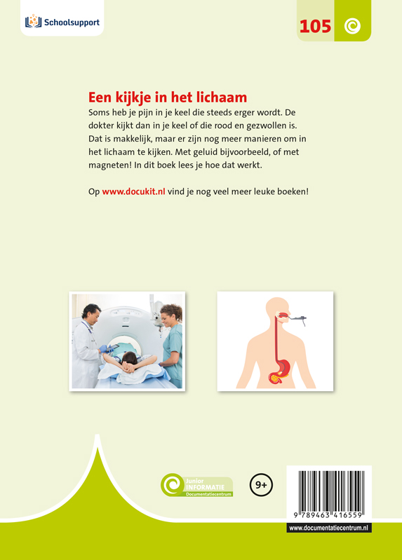 Achterkant van Een kijkje in het lichaam