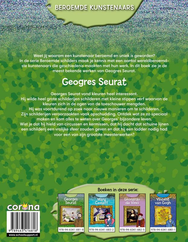 Achterkant van Georges Seurat