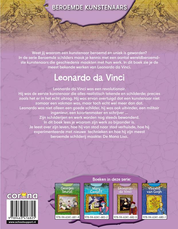 Achterkant van Leonardo da Vinci