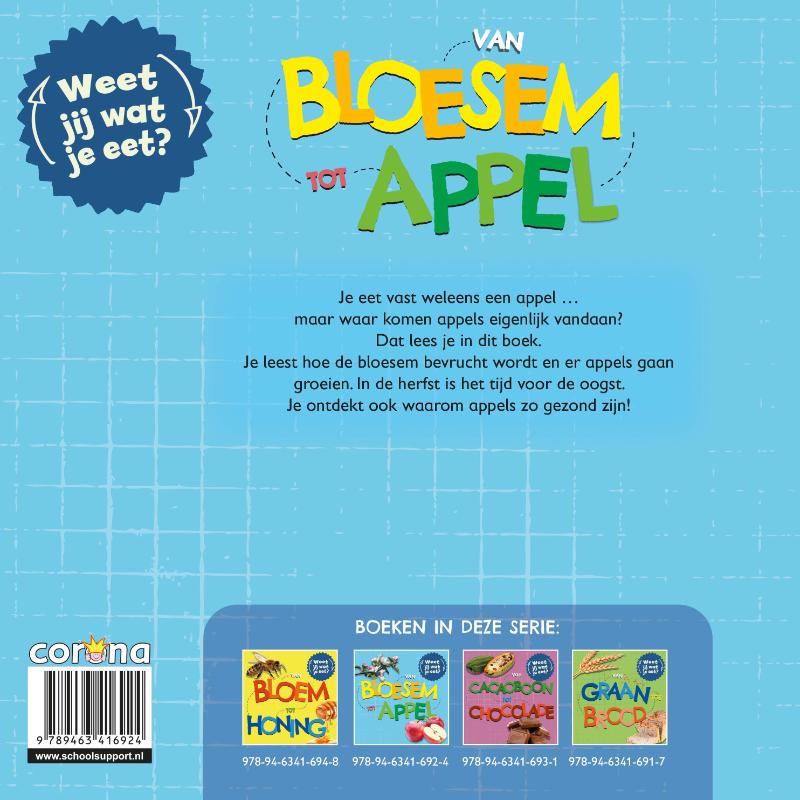 Achterkant van Van bloesem tot appel