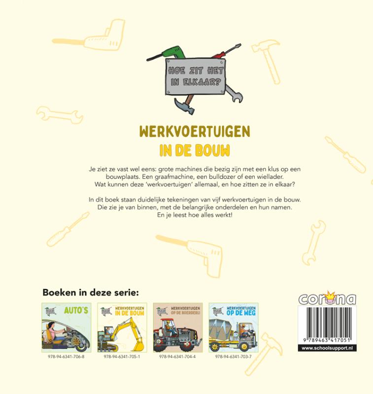 Achterkant van Werkvoertuigen in de bouw