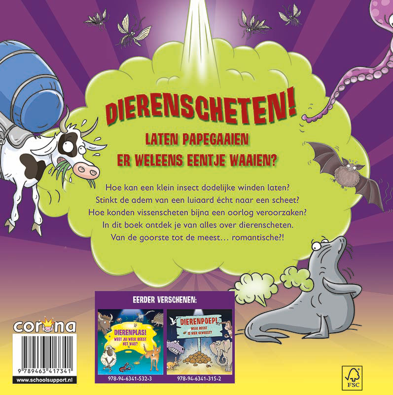 Achterkant van Dierenscheten!