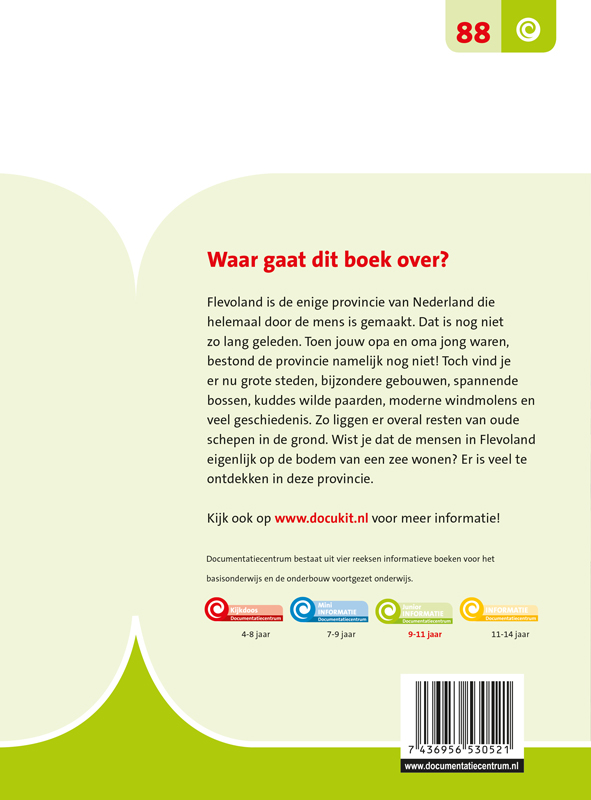Achterkant van Provincie Flevoland