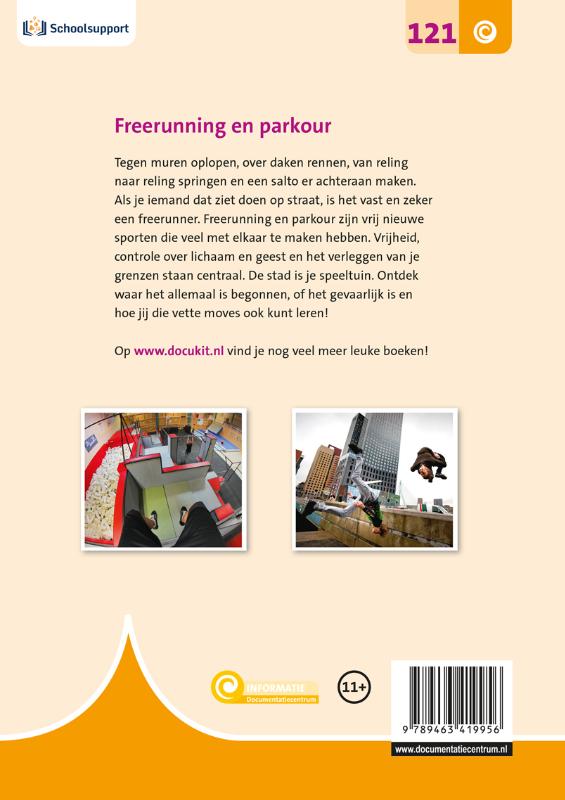 Achterkant van Freerunning en parkour