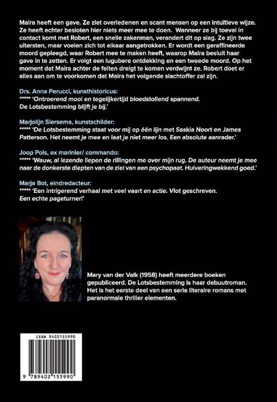 Achterkant van De lotsbestemming