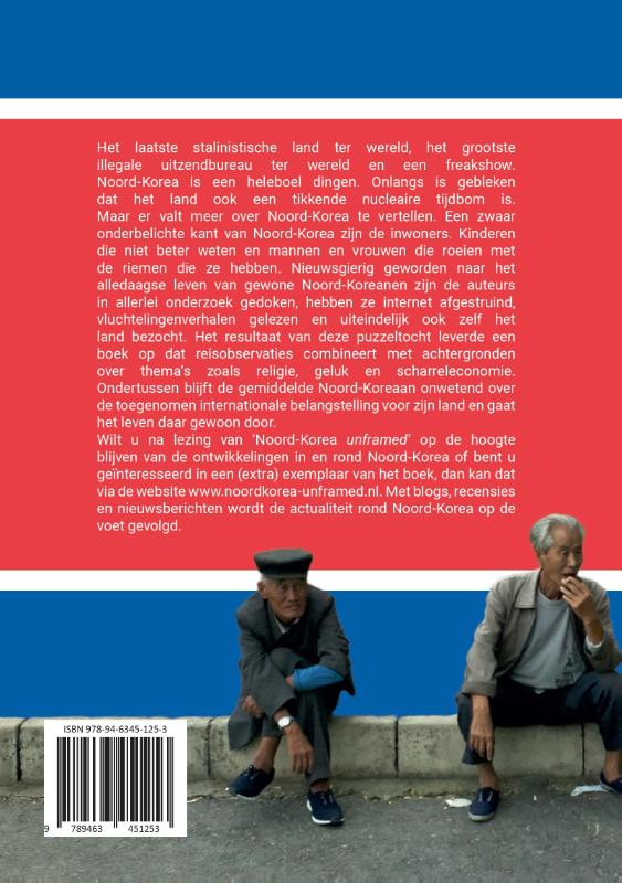 Achterkant van Noord-Korea unframed