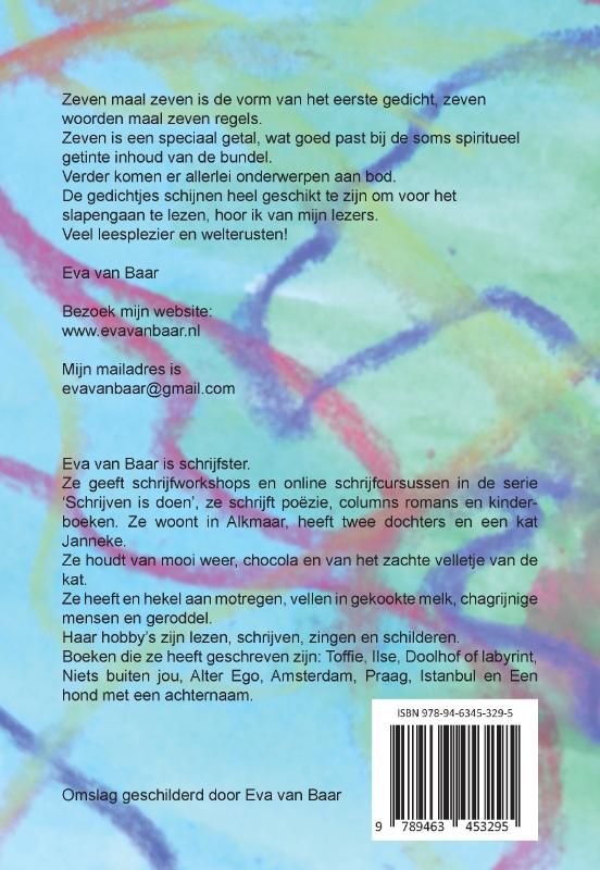 Achterkant van Zeven maal Zeven