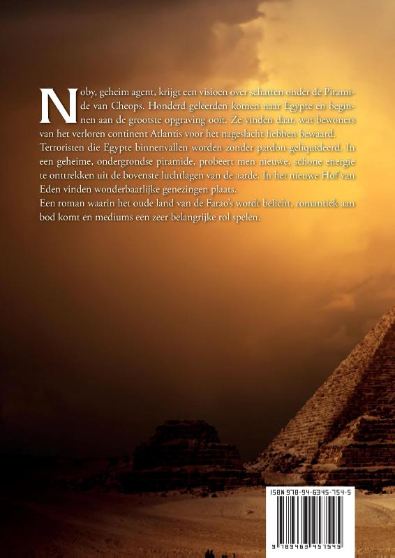 Achterkant van Het Geheim van de Piramide van Cheops