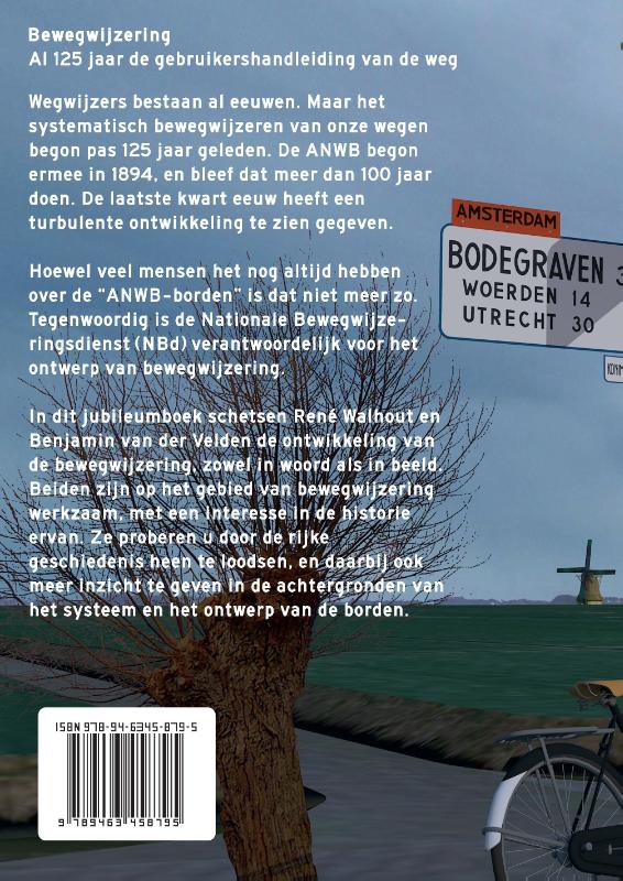 Achterkant van 125 jaar bewegwijzering