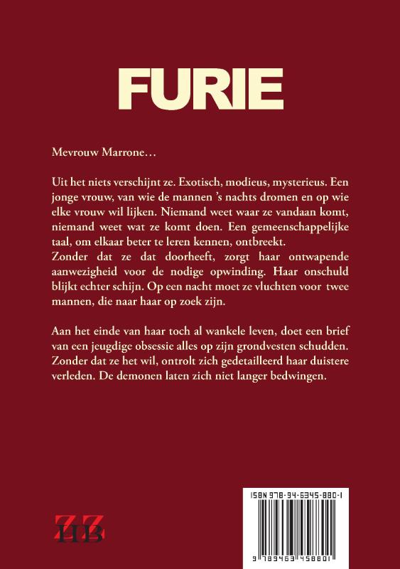 Achterkant van Furie