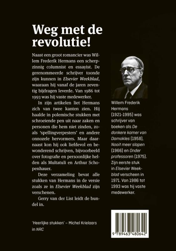 Achterkant van Weg met de revolutie