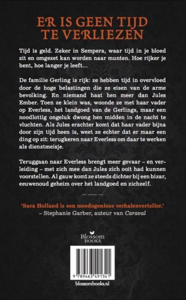 Achterkant van Everless
