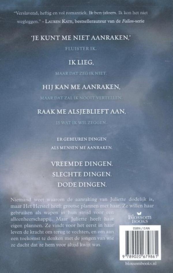 Achterkant van Vrees me, Breek me, Vertrouw me, Verwoest me, Versplinter me