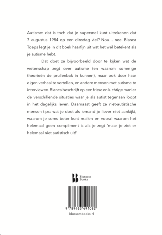 Achterkant van Maar je ziet er helemaal niet autistisch uit