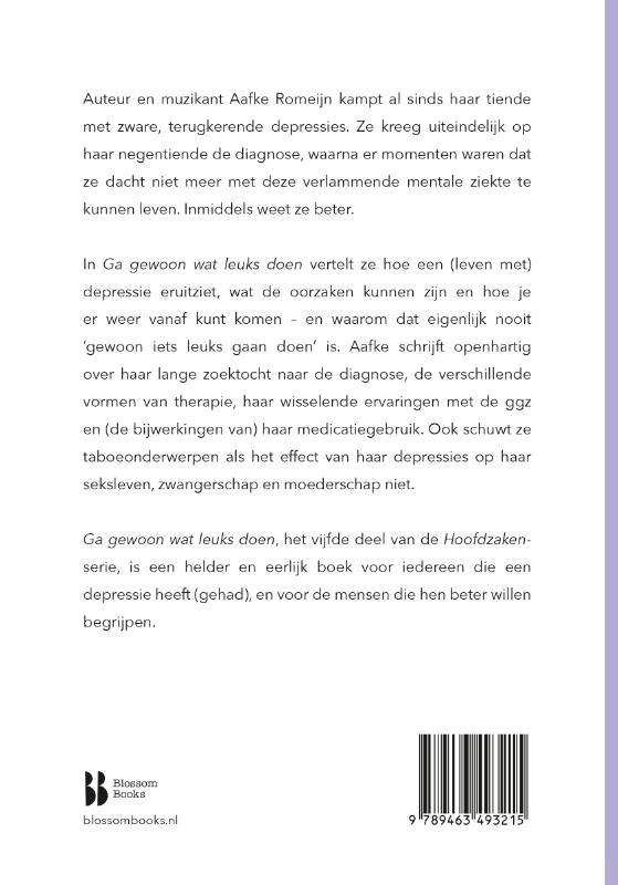 Achterkant van Ga gewoon wat leuks doen