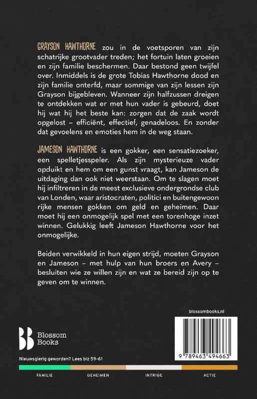 Achterkant van De Hawthorne-broers