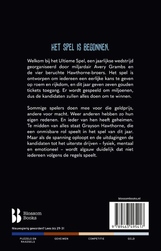 Achterkant van Het Ultieme Spel