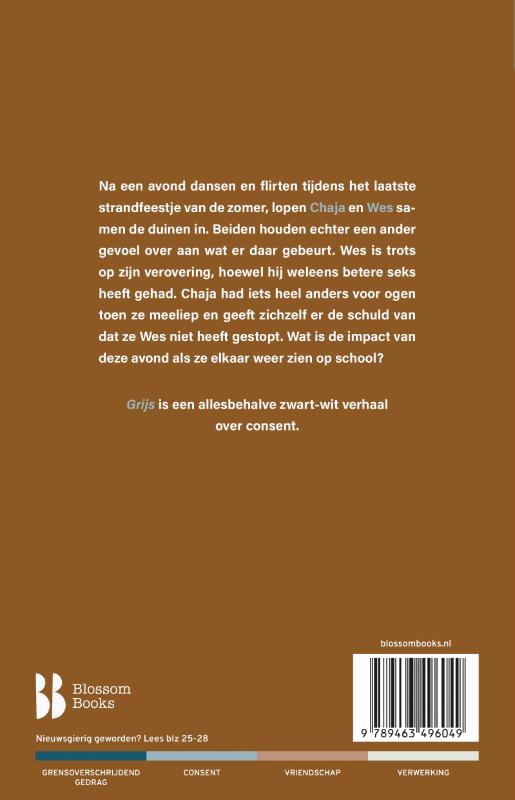 Achterkant van Grijs