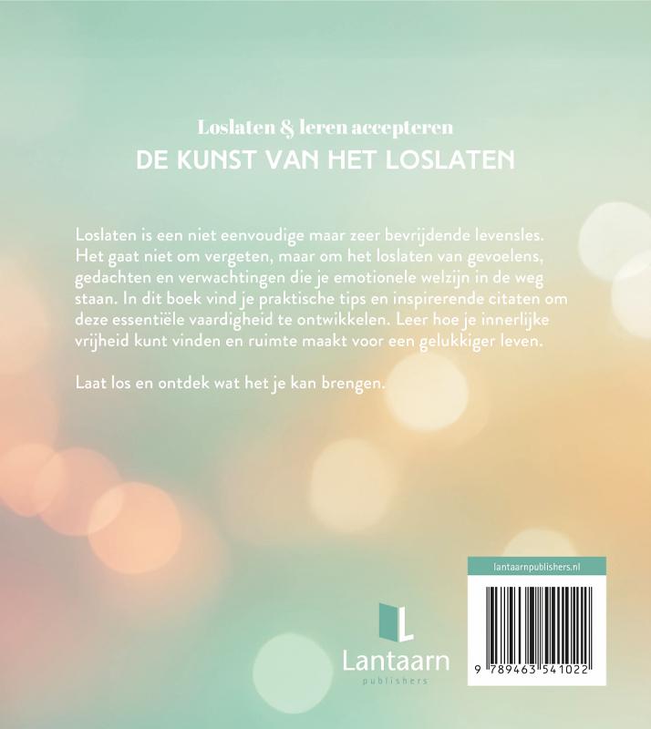 Achterkant van Loslaten & leren accepteren