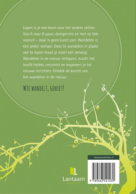 Achterkant van De kracht van wandelen